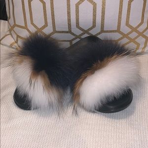 Luxe Furry Slides